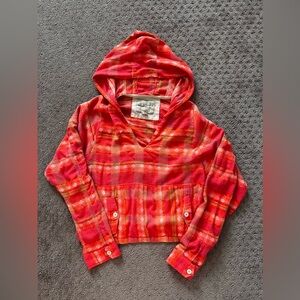 Ace & Jig Cropped Neon Hoodie